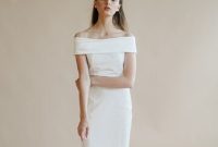 Elegant and Beautiful Simple Wedding Guest Outfit Inspiration